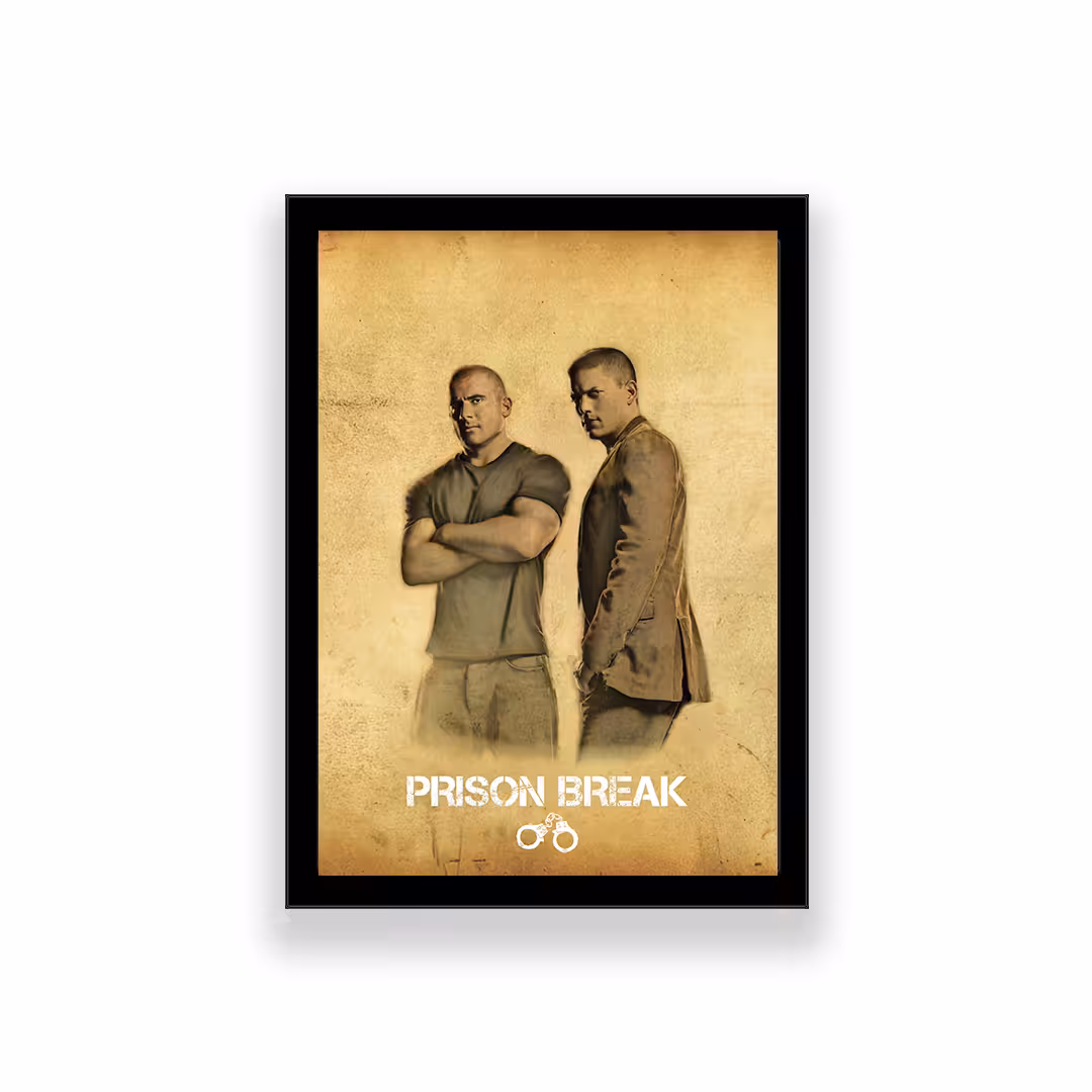 تابلو طرح فرار از زندان مدل prison break 2 