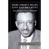 کتاب More Liberty Means Less Government اثر Walter E. Williams انتشارات تازه‌ها