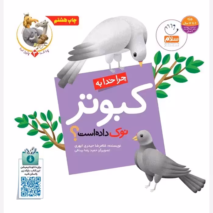 کتاب چرا خدا به کبوتر  نوک داده است نوشته غلامرضا حیدری ابهری نشر جمال 