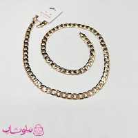 زنجیر دخترانه ژوپینگ طلایی مدل کارتیه 55 سانت 3 میل