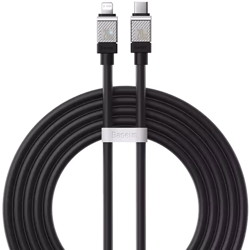 کابل USB-C به لایتنینگ باسئوس مدل Coolplay Series CAKW000101