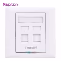 فیس پلیت 2 پورت رپیتون مدل Rapiton RP-FP1-2