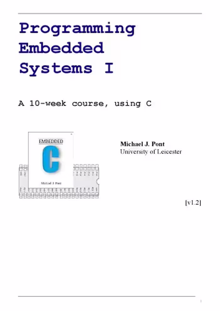 خرید و دانلود نسخه کامل کتاب Programming embedded systems using C