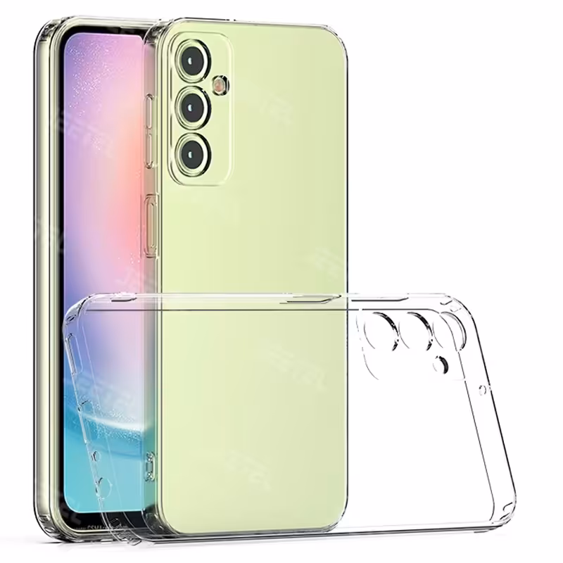 قاب شفاف گوشی Samsung Galaxy A34 مدل ژله ای محافظ لنزدار