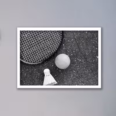 تابلو مدل ورزشی طرح بدمینتون و تنیس کد LAG1047