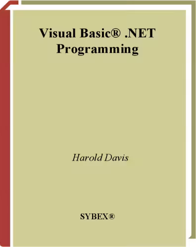 خرید و دانلود نسخه کامل کتاب Visual Basic .NET Programming