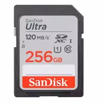 کارت حافظه SDXC سن دیسک مدل Ultra کلاس 10 استاندارد UHS-I U1 سرعت 120MBps ظرفیت 256 گیگابایت