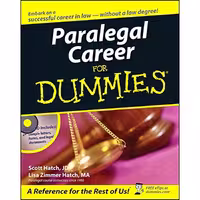کتاب زبان اصلی Paralegal Career For Dummies اثر Scott Hatch and Lisa Hatch
