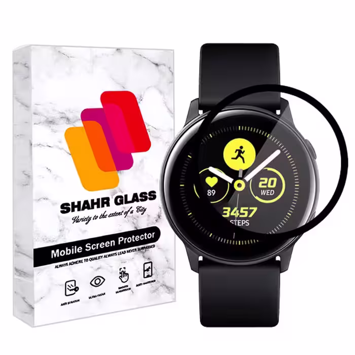 محافظ صفحه نمایش شهر گلس مدل PMMAWSH مناسب برای ساعت هوشمند سامسونگ Galaxy Watch Active 40 mm | کالا برتری