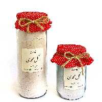 قاووت گل محمدی مسترقاووت تهیه شده از شکرقهوه ای بزرگ وزن400گرم