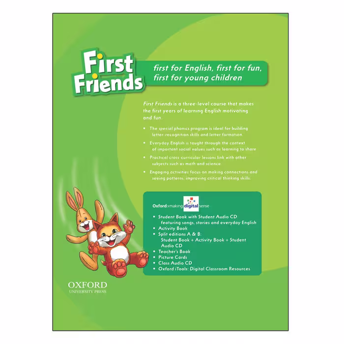 کتاب1 American English First Friends اثر Susan Lannauzzi انتشارات Oxford