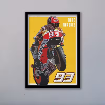 تابلو مدل موتور جی پی مارک مارکز Motogp کد LAG1027