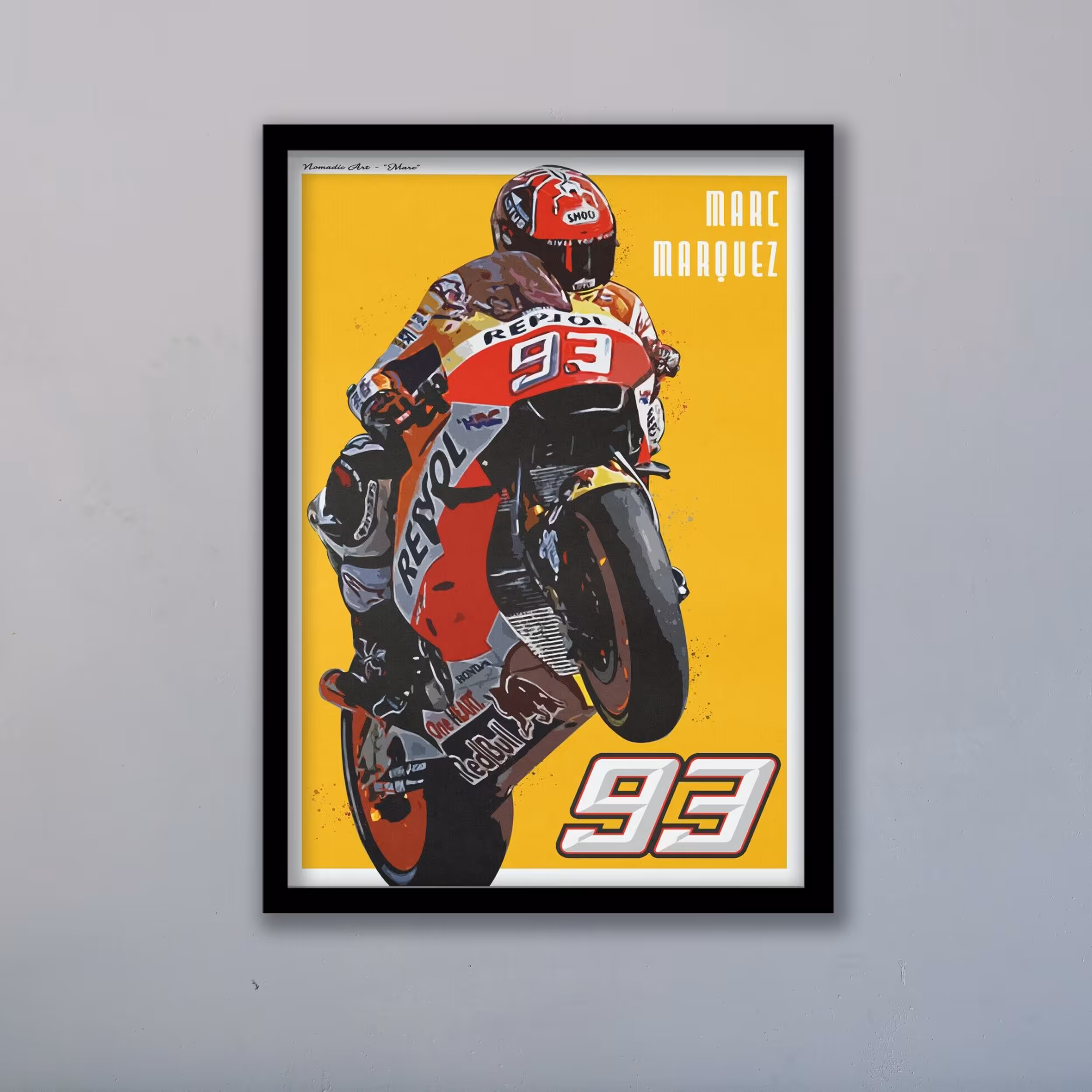 تابلو مدل موتور جی پی مارک مارکز Motogp کد LAG1027