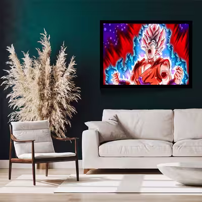 تابلو مدل goku kaioken کد F-12042