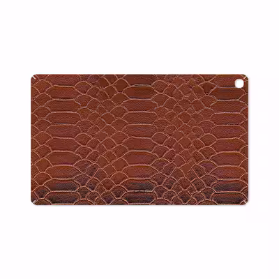 برچسب پوششی ماهوت مدل Brown-Snake-Leather مناسب برای تبلت سامسونگ Galaxy Tab A 10.1 2019 T515