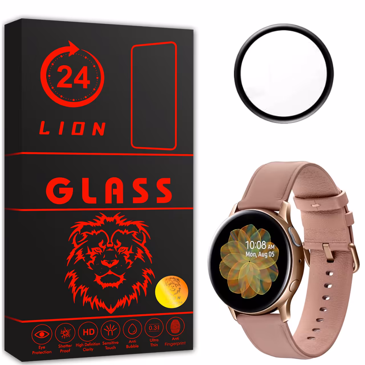 محافظ صفحه نمایش لاین مدل RT007 مناسب برای ساعت هوشمند سامسونگ Galaxy Watch Active 2 40mm