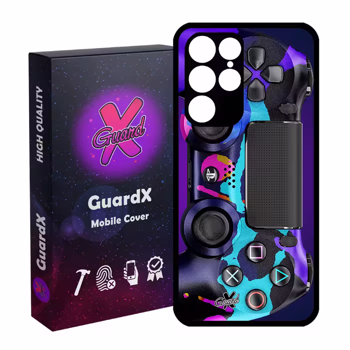 کاور گارد ایکس طرح PS4 Controller مدل Glass10089 مناسب برای گوشی موبایل سامسونگ Galaxy S22 Ultra