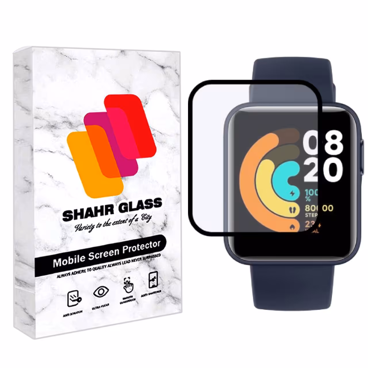 محافظ صفحه نمایش نانو شهر گلس مدل PMSR مناسب برای ساعت هوشمند شیائومی Mi Watch Lite