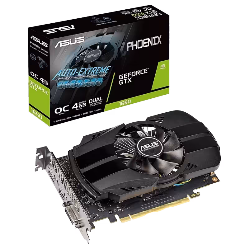 کارت گرافیک ایسوس مدل GTX 1650 Phoenix OC 4GB DDR6X - بفی کالا | تجربه جدید خرید لپ تاپ