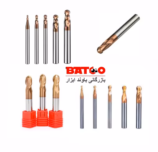 فرز بالنوز (سرکروی) کارباید قطر 2 (R 1) (کد 50*4*4*2) راکول اصل