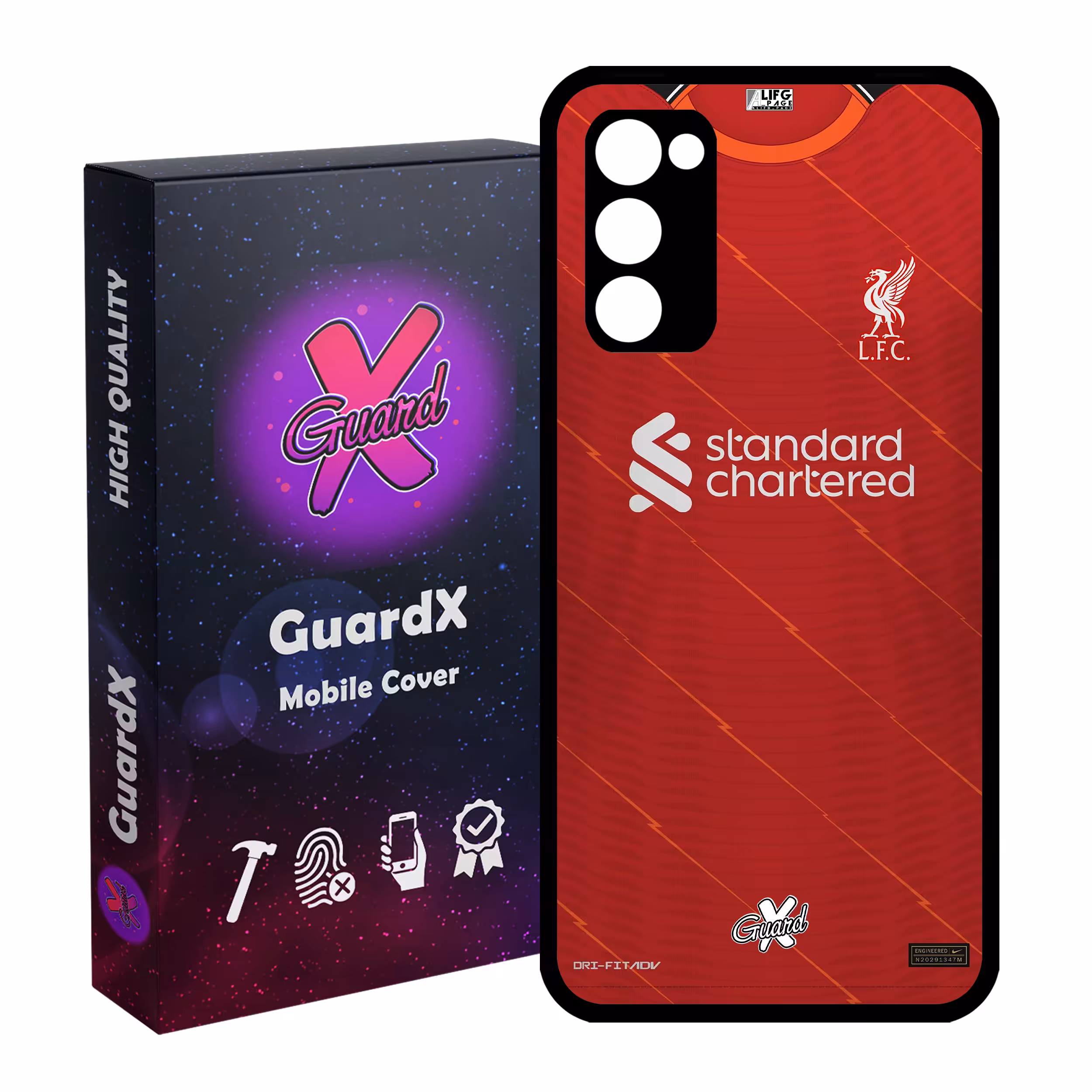 کاور گارد ایکس طرح لیورپول مدل CHL50381 مناسب برای گوشی موبایل سامسونگ Galaxy S20 FE