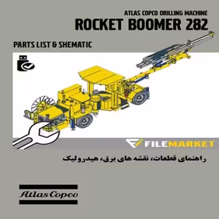 راهنماي قطعات،نقشه های برق و هیدرولیک حفاري اطلس کپکو مدل ROCKET BOOMER 282