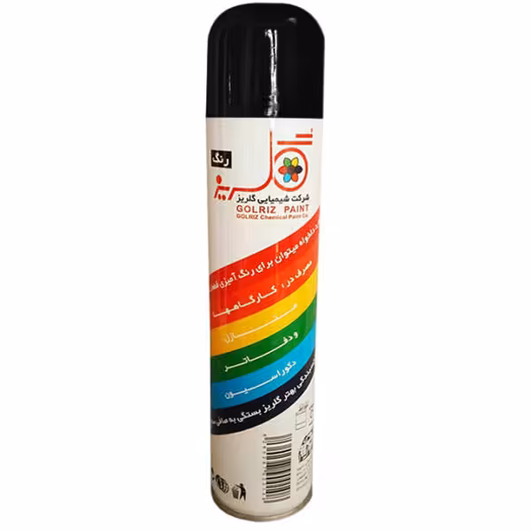 اسپری مشکی مات گلریز مدل A05 حجم 300 میلی لیتر