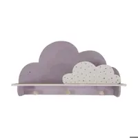 شلف دیواری اتاق کودک طرح ابر مدل MKids52-Lilac