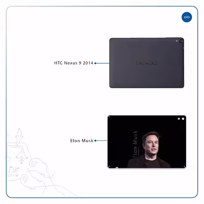 برچسب پوششی ماهوت مدل Elon Musk مناسب برای تبلت اچ تی سی Nexus 9 2014