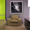 تابلو مدل درخت و صخره