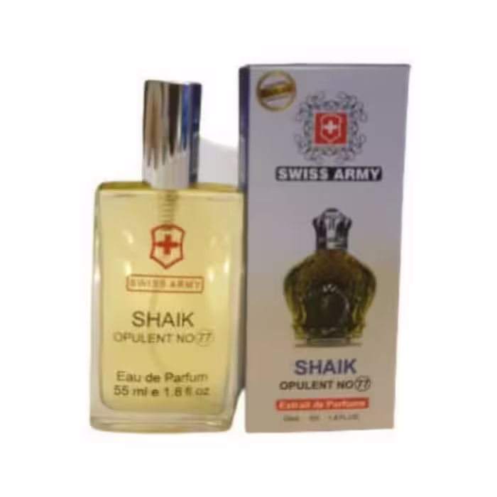 ادو پرفیوم مردانه سوئیس آرمی مدل Shaik Gold حجم 55 میلی لیتر