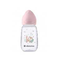 شیشه شیر 310 میل کیکابو Kikka Boo مدل Savanna Pink