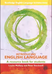 خرید و دانلود نسخه کامل کتاب Introducing English Language: A Resource Book for Students (Routledge English Language Introductions)
