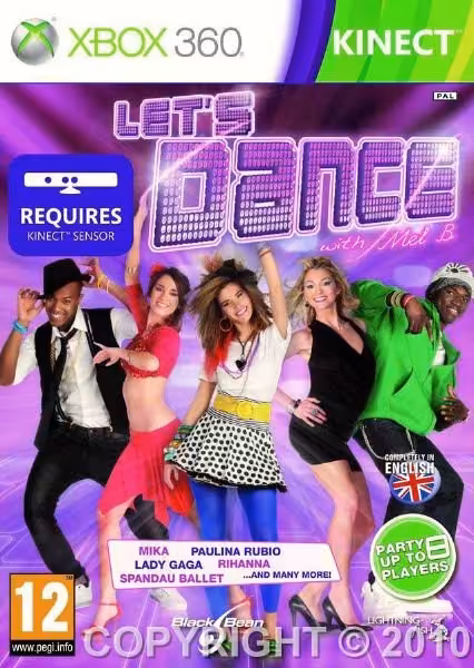 بازی ایکس باکس 360 lets dance with melb