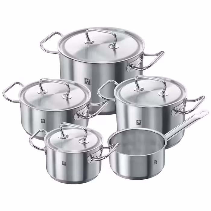 سرویس قابلمه استیل زولینگ مدل TWIN Classic (5 پارچه)