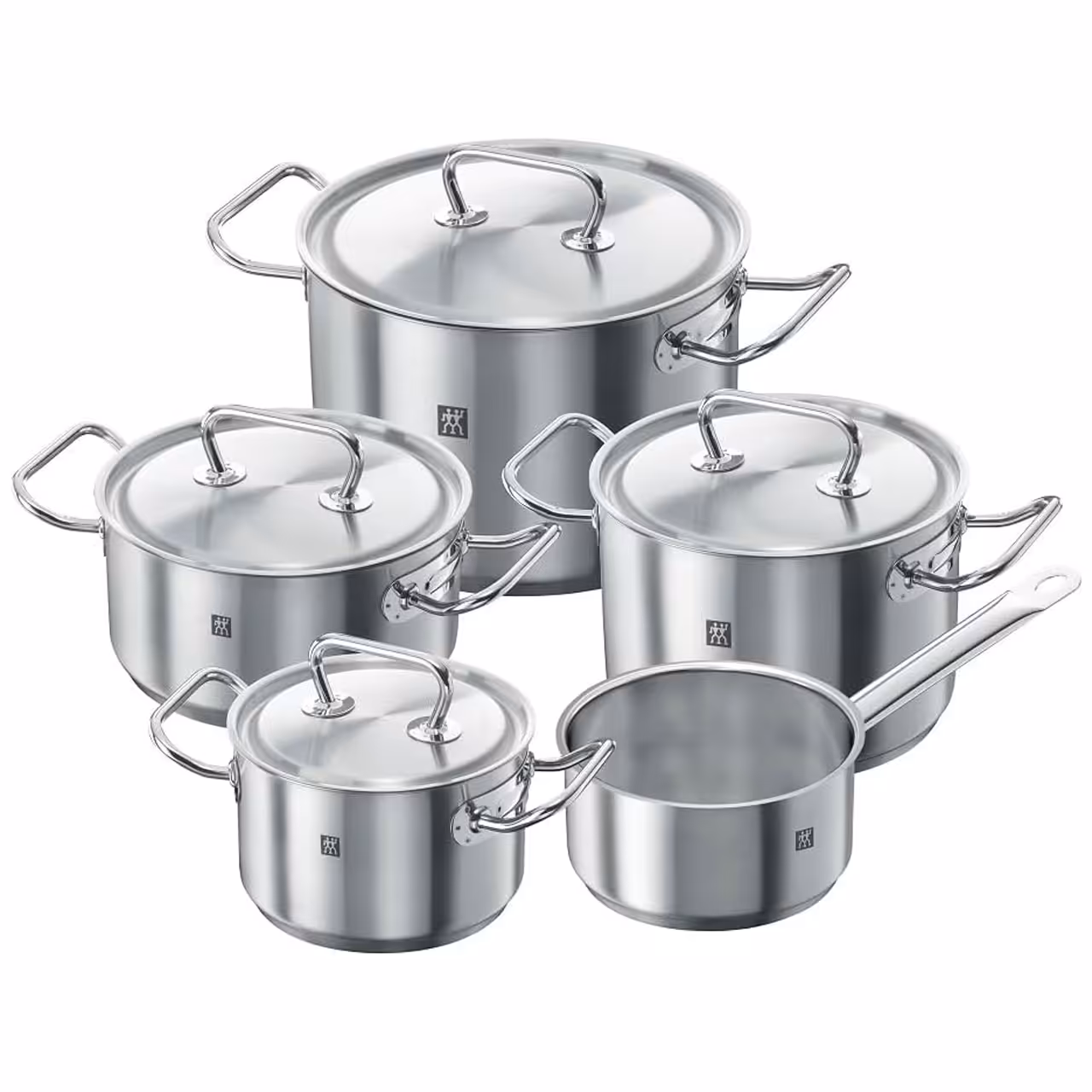 سرویس قابلمه استیل زولینگ مدل TWIN Classic (5 پارچه)