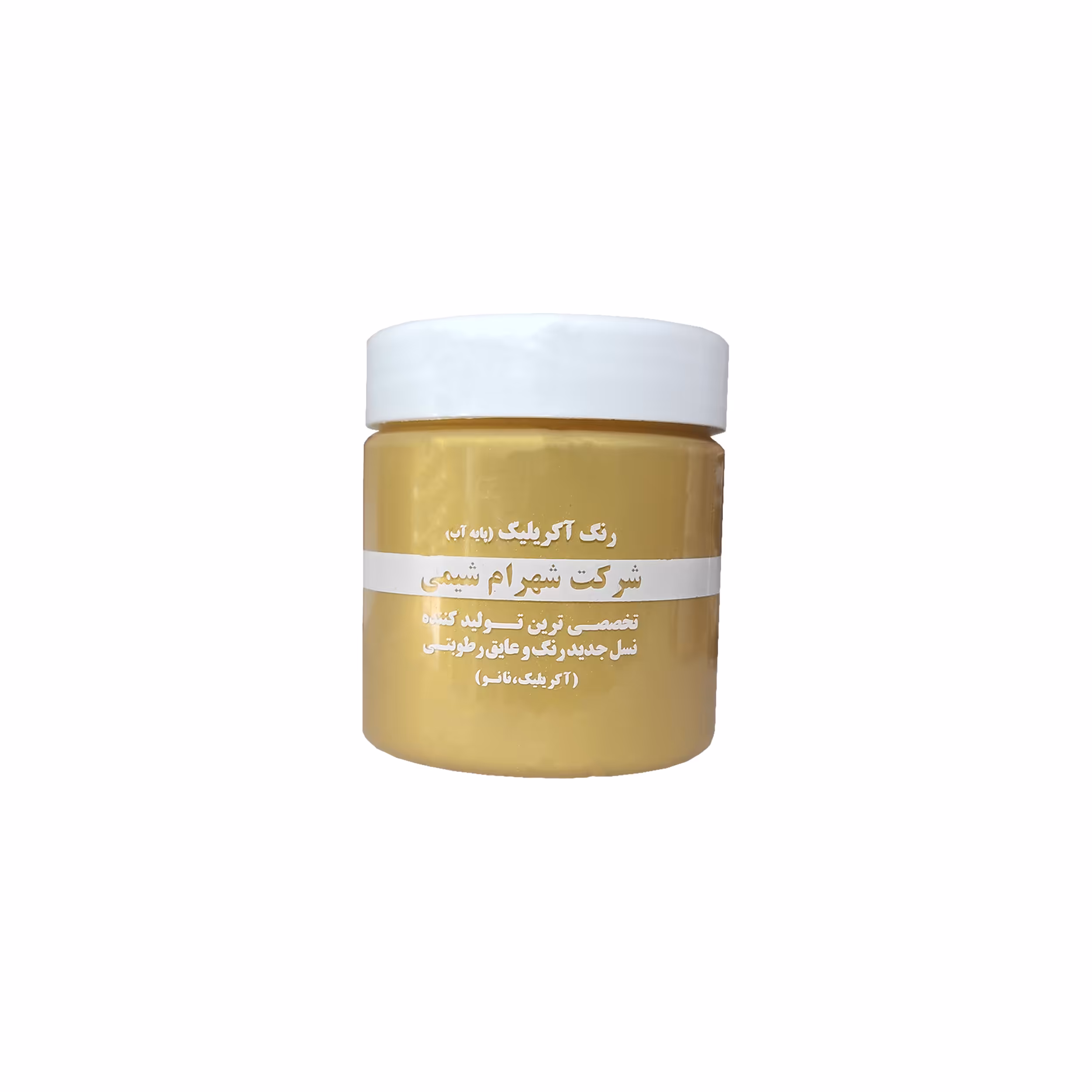 رنگ آکریلیک طلایی شهرام شیمی مدل ARTEX COLOR وزن 300 گرم