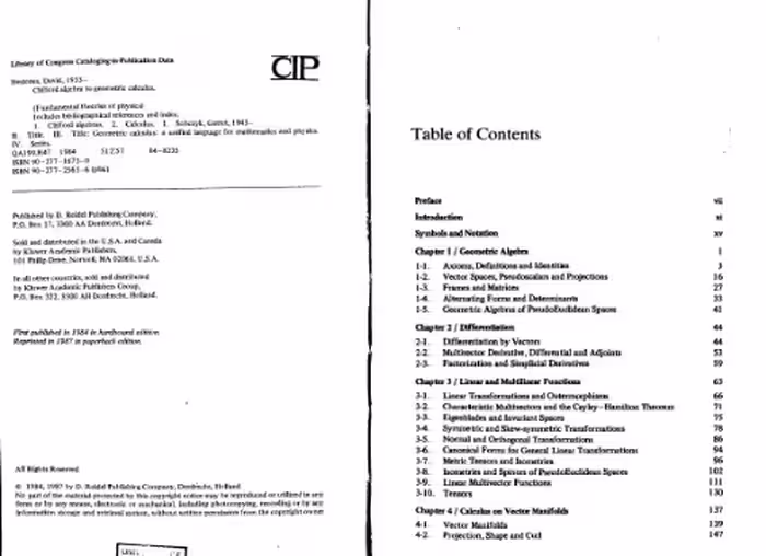 خرید و دانلود نسخه کامل کتاب Clifford Algebra to Geometric Calculus: A Unified Language for Mathematics and Physics (Fundamental Theories of Physics)