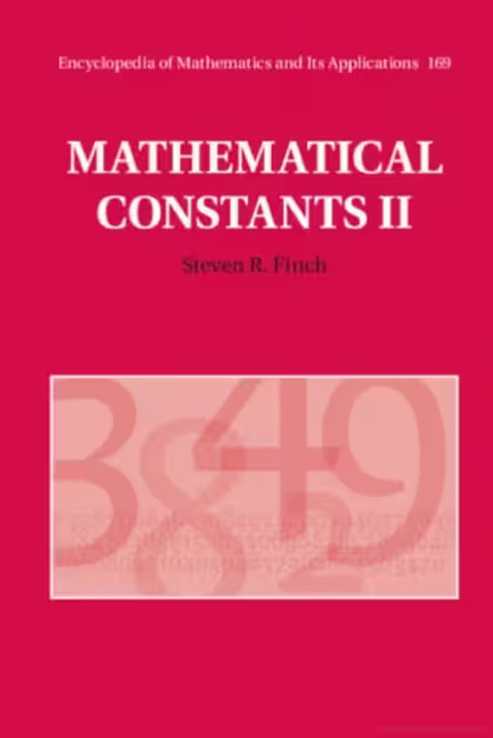 خرید و دانلود نسخه کامل کتاب Mathematical Constants II