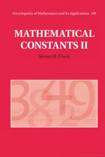 خرید و دانلود نسخه کامل کتاب Mathematical Constants II