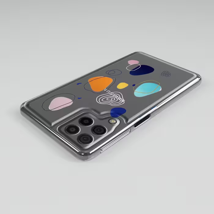 کاور  لاین کینگ مدل خال رنگی مناسب برای گوشی موبایل سامسونگ Galaxy A22 4G
