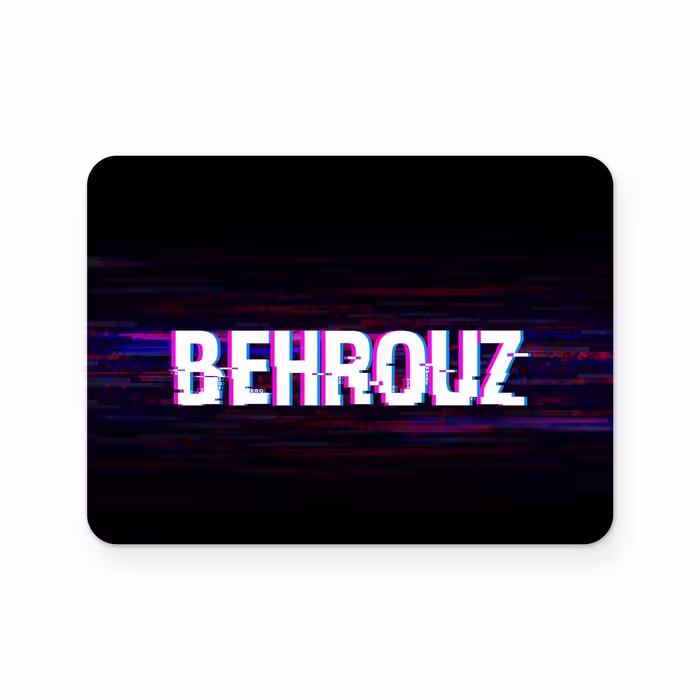 برچسب تاچ پد دسته پلی استیشن 4 ونسونی طرح BEHROUZ