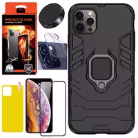 کاور کینگ کونگ مدل BATMAN مناسب برای گوشی موبایل اپل Iphone 13 Pro Max به همراه محافظ صفحه نمایش و محافظ لنز دوربین و برچسب محافظ پشت و پایه نگهدارنده گوشی 
