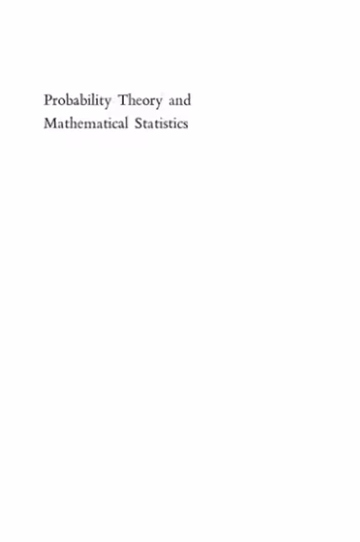 خرید و دانلود نسخه کامل کتاب Probability theory and mathematical statistics