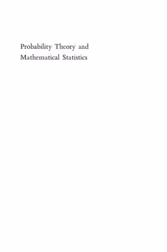 خرید و دانلود نسخه کامل کتاب Probability theory and mathematical statistics