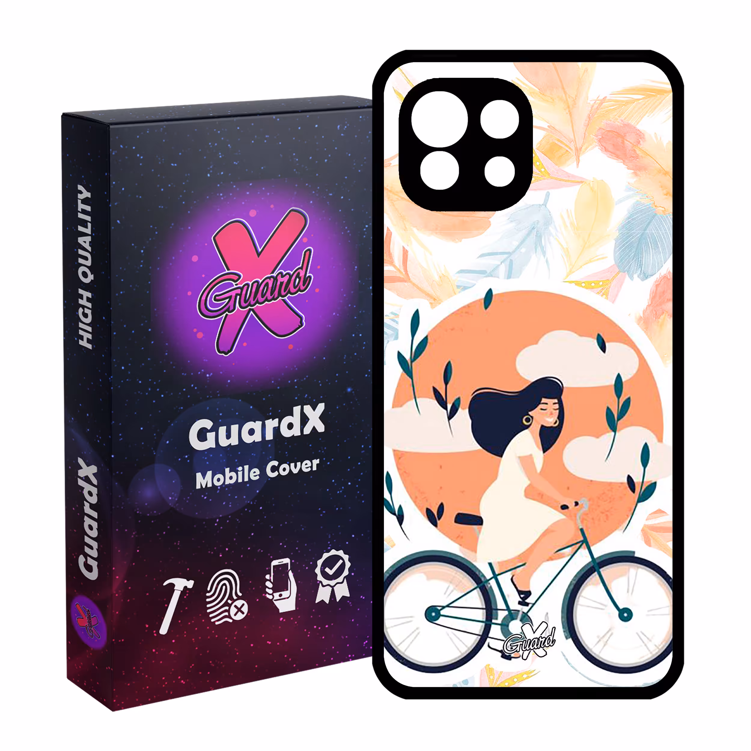 کاور گارد ایکس طرح Girl مدل Glass10340 مناسب برای گوشی موبایل شیائومی Mi 11 Lite