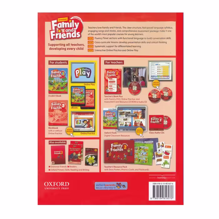 کتاب Family And Friends 2 اثر جمعی از نویسندگان انتشارات آرماندیس پنج جلدی
