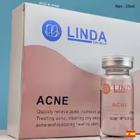 کوکتل آنتی آکنه و منافذ لیندا LINDA حجم 10 میلی لیتر