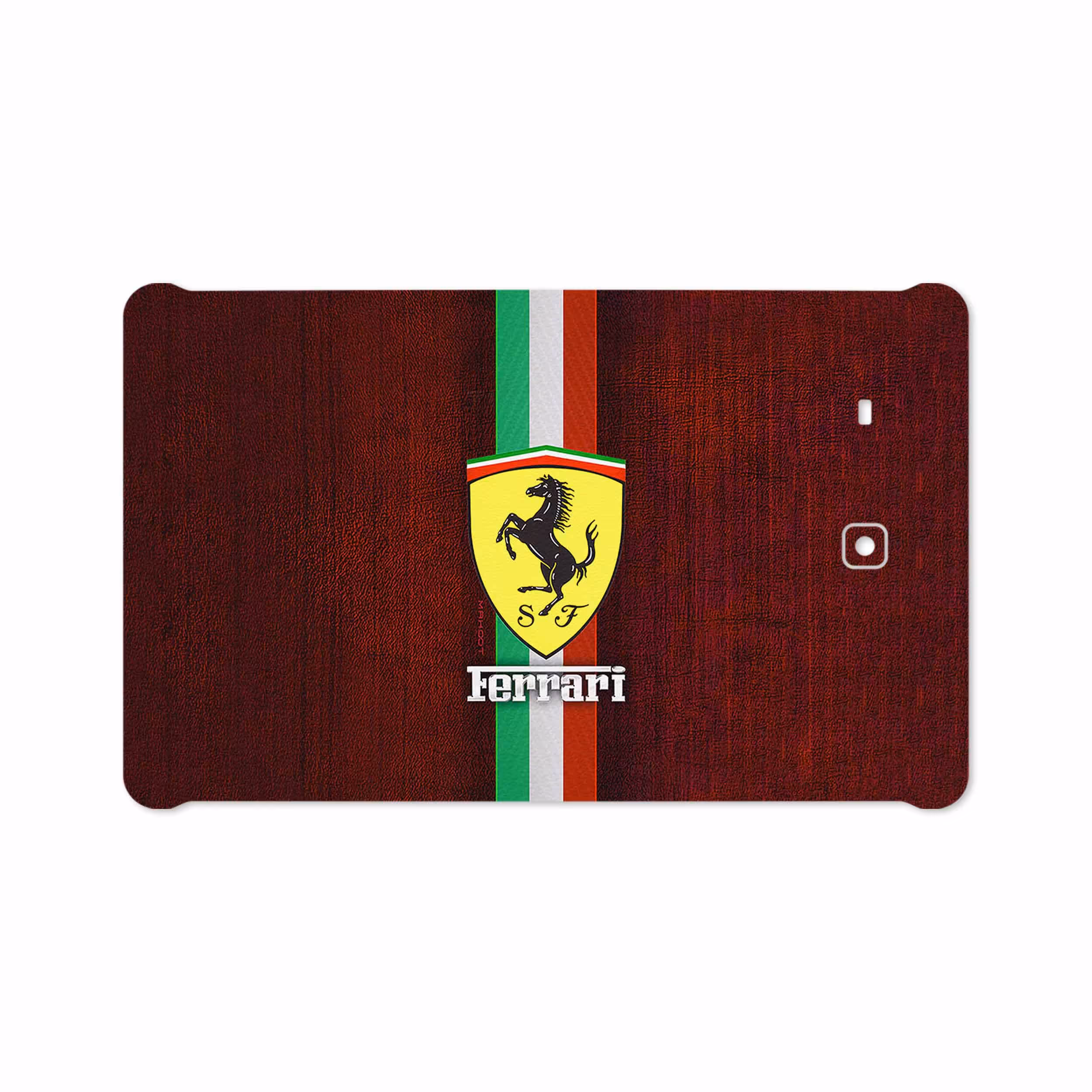 برچسب پوششی ماهوت مدل Ferrari مناسب برای تبلت سامسونگ Galaxy Tab E 9.6 2015 T560