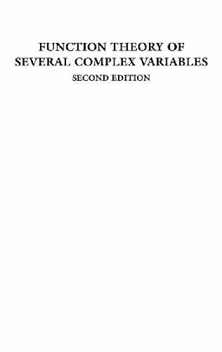 خرید و دانلود نسخه کامل کتاب Function theory of several complex variables